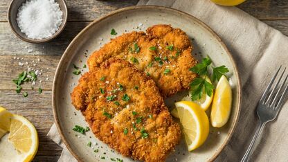 Varkensschnitzel met citroen