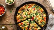 Frittata met restjes groenten