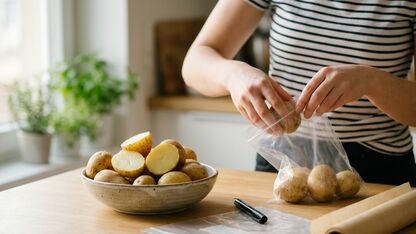 Mag je gekookte aardappelen invriezen?
