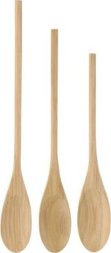 3x Houten pollepels
